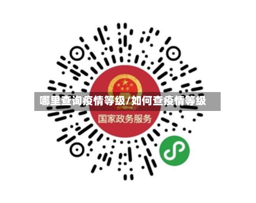 哪里查询疫情等级/如何查疫情等级-第3张图片