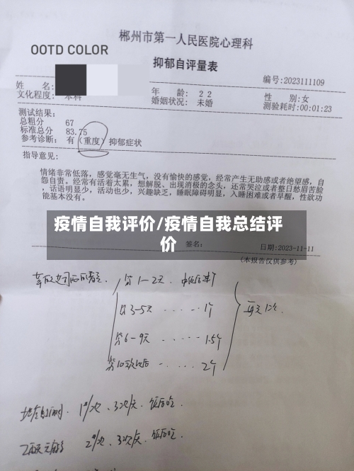 疫情自我评价/疫情自我总结评价