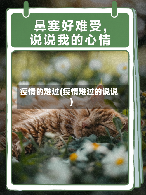 疫情的难过(疫情难过的说说)