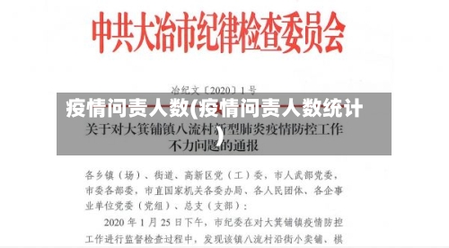 疫情问责人数(疫情问责人数统计)