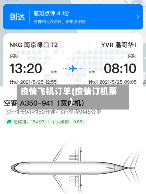 疫情飞机订单(疫情订机票)