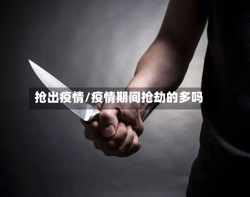 抢出疫情/疫情期间抢劫的多吗