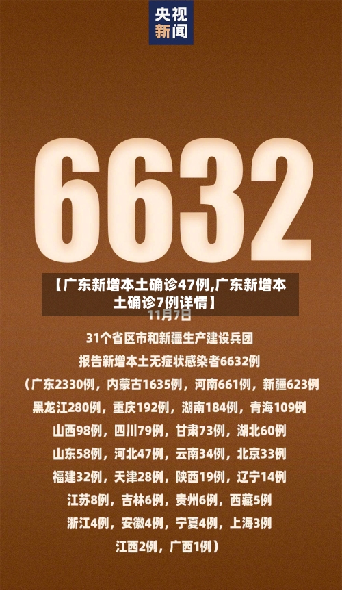 【广东新增本土确诊47例,广东新增本土确诊7例详情】