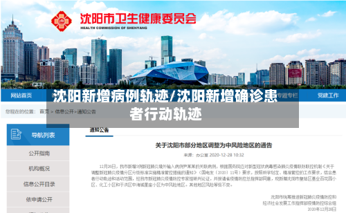 沈阳新增病例轨迹/沈阳新增确诊患者行动轨迹