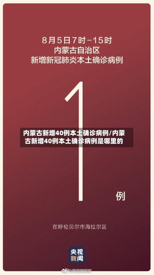 内蒙古新增40例本土确诊病例/内蒙古新增40例本土确诊病例是哪里的-第2张图片