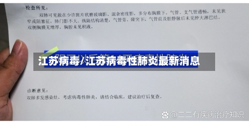 江苏病毒/江苏病毒性肺炎最新消息-第2张图片
